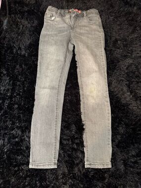 2/$10 Kids Slim Gray Stretch Jeans